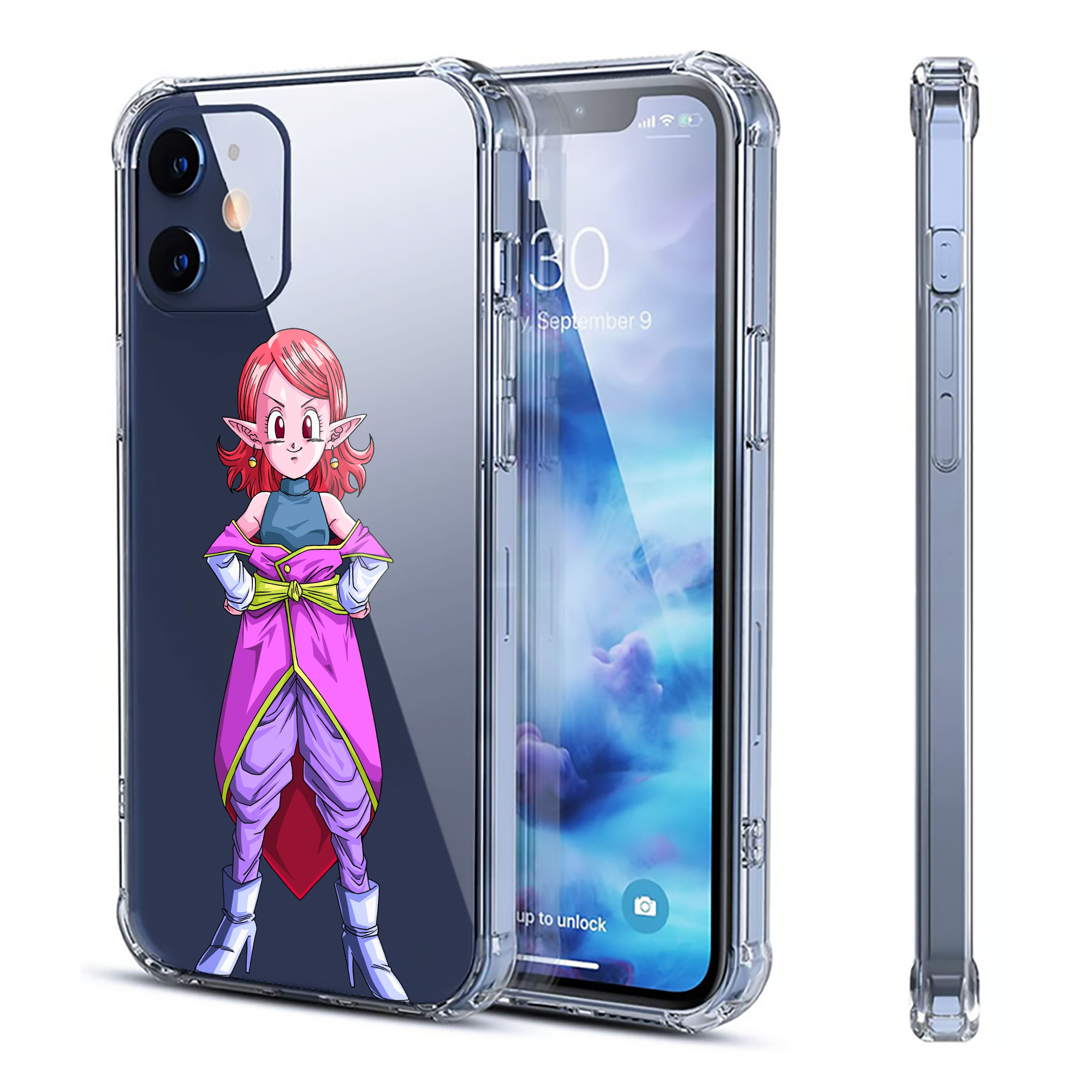 （画像用） ドラゴンボール DRAGON BALL 【iPhone 12シリーズ対応】透明スマホケース（クリアソフトケース）